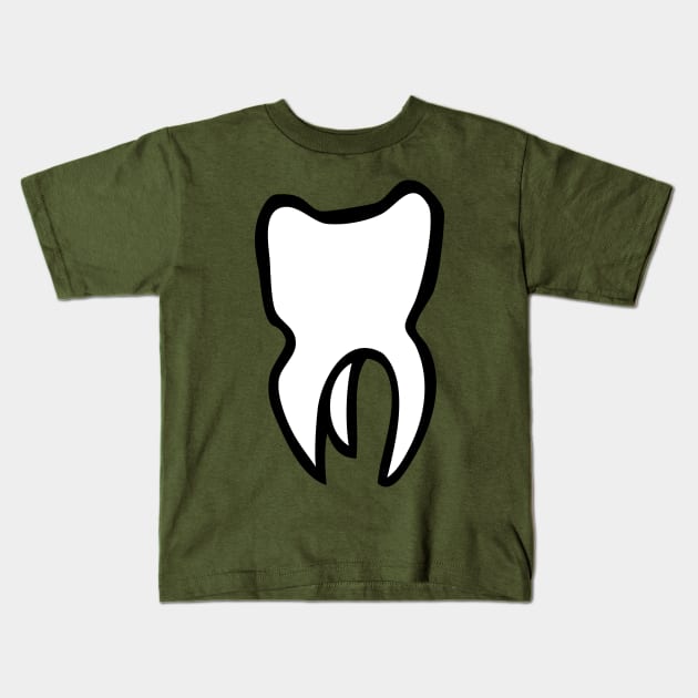 tooth Kids T-Shirt by Huggy Mauve